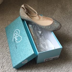 Betsey Johnson Blue Flats